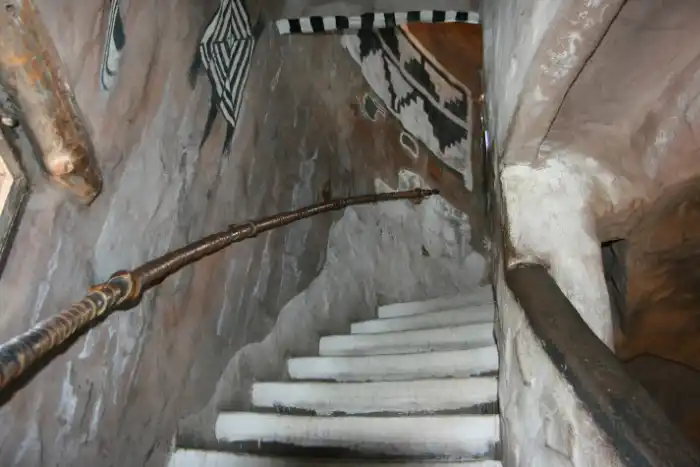 staircase in the watchtower