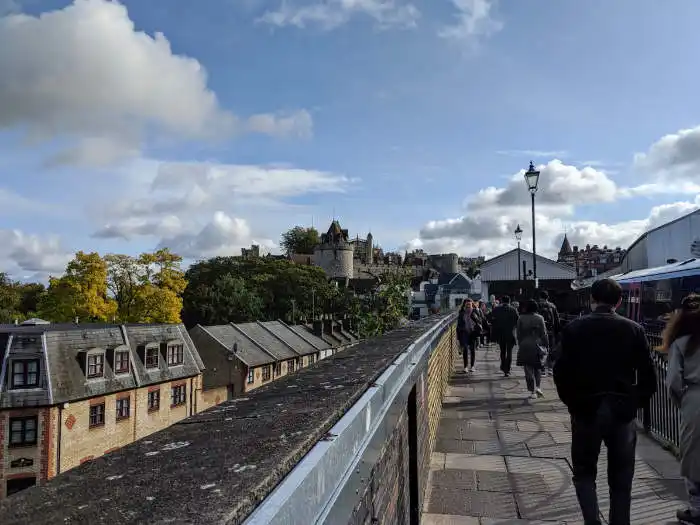 Windsor Castle pedestrian walk to castle