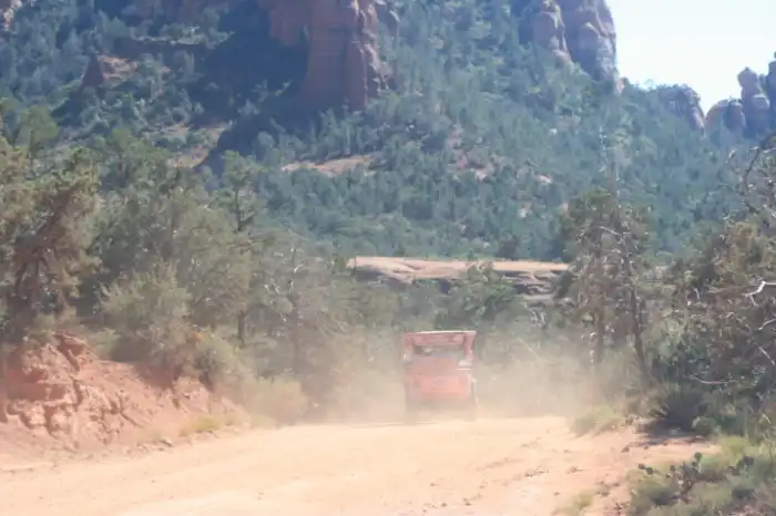 Jeep on Schnebly Hill Road