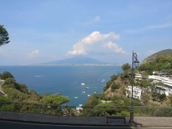View of Mt Vesuvius from Vico Equense
