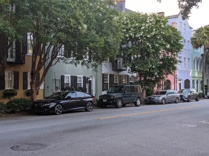 Rainbow Row Charleston