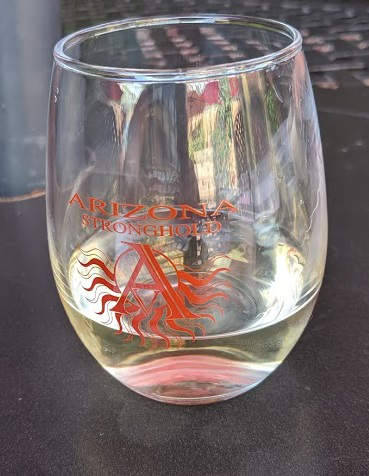 glass of arizona stronghold wine
