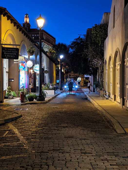 Aviles Street in St. Augustine, Florida