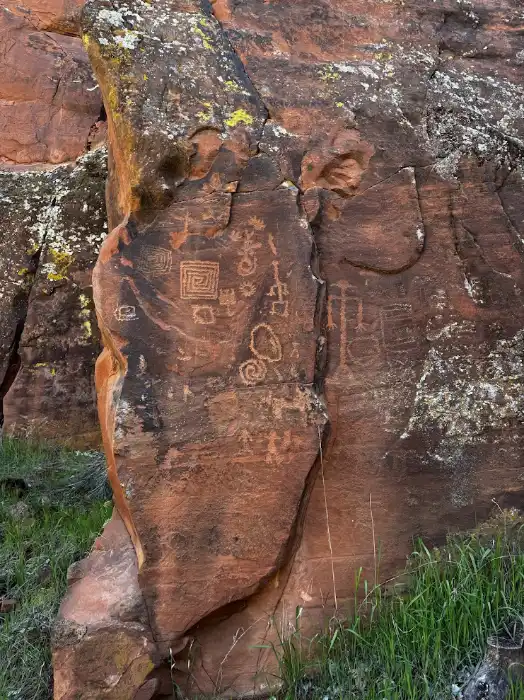 Petroglyphs feature