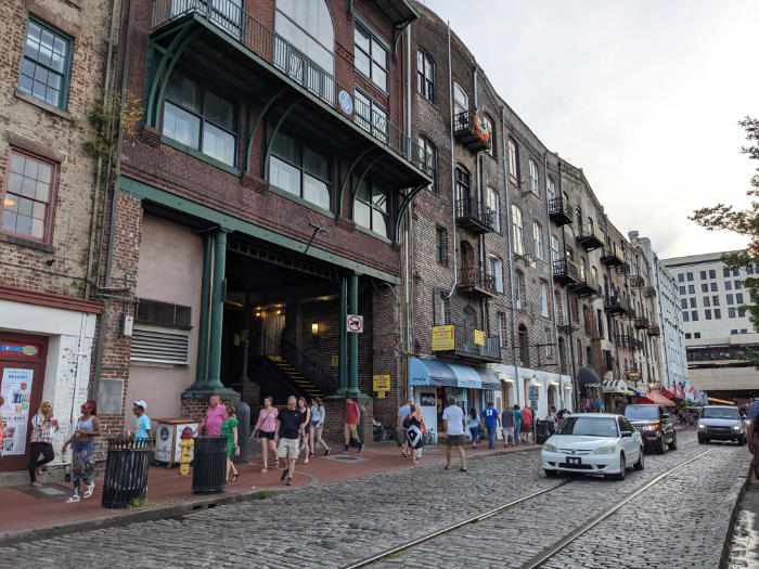 River Street in Savannah, GA