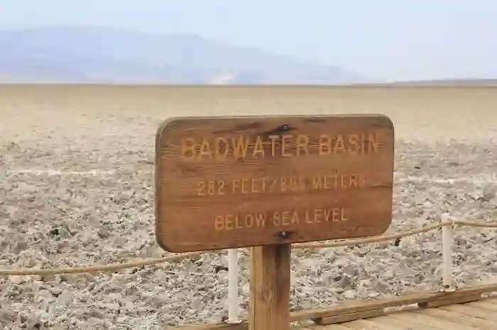 Badwater Basin Sign