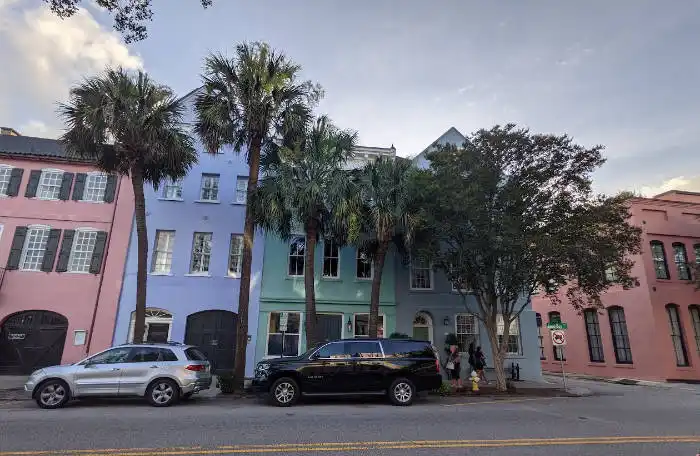 Rainbow Row Charleston