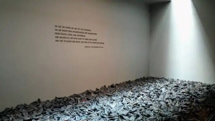 Shoes at Holocaust Museum Washington DC