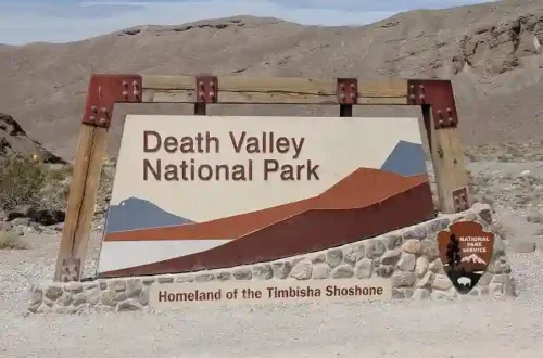 Death Valley National Park sign