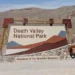 Death Valley National Park sign