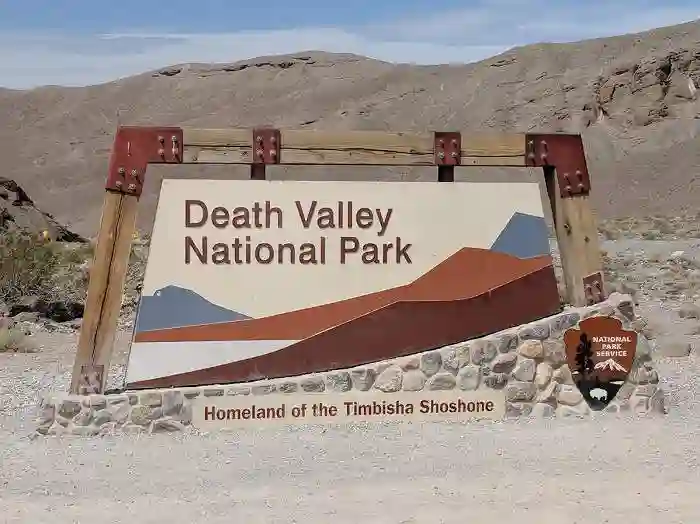 Death Valley National Park sign