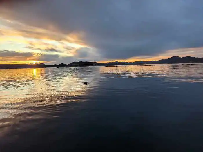 Sunset at Lake Pleasant Peoria, Arizona