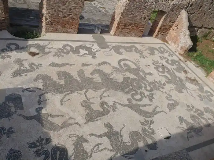 Neptune Bath Mosaic
