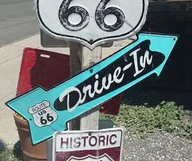Route 66 sign