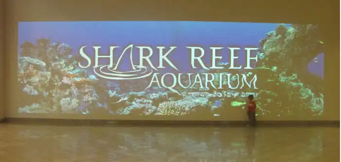 Shark Reef Aquarium Sign Vegas