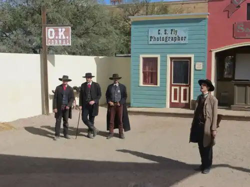 Mock Shootout at OK Corral in Tombstone
