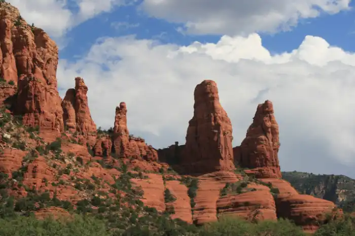 Two Nuns Rock Formation in Sedona