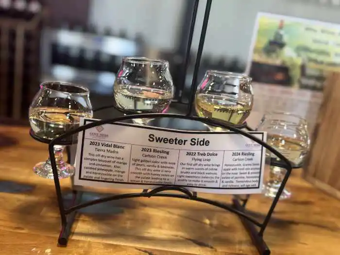 Cove Mesa Wine Flight