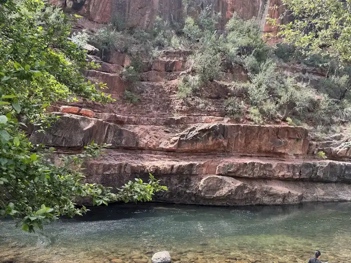 Grasshopper Point Swimming Hole in April