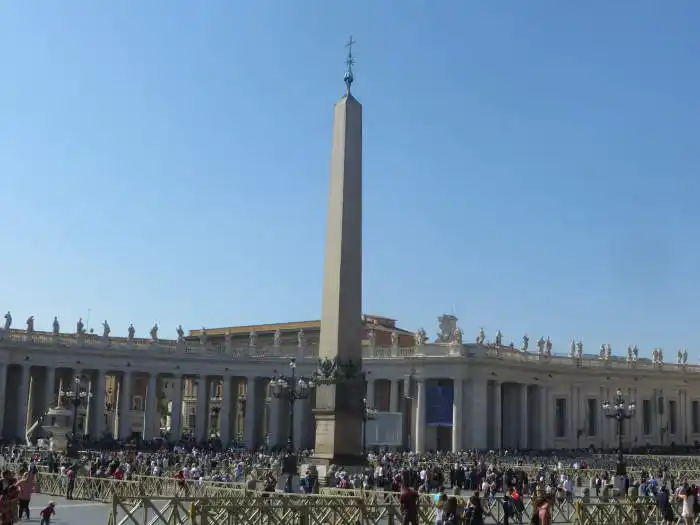 Egyptian obelisk in Vatican City Italy