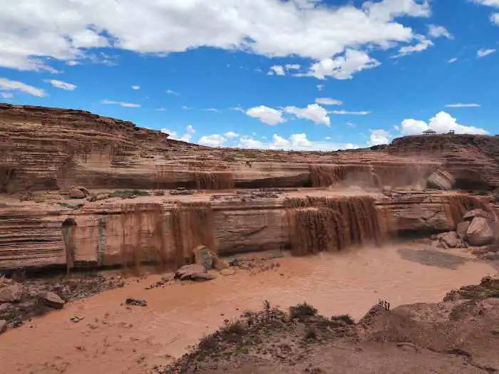 Grand Falls near Flagstaff arizona