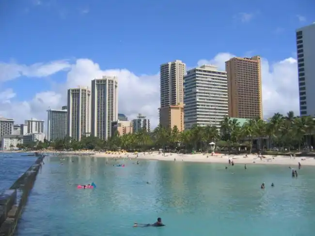 Beach in Honolulu
