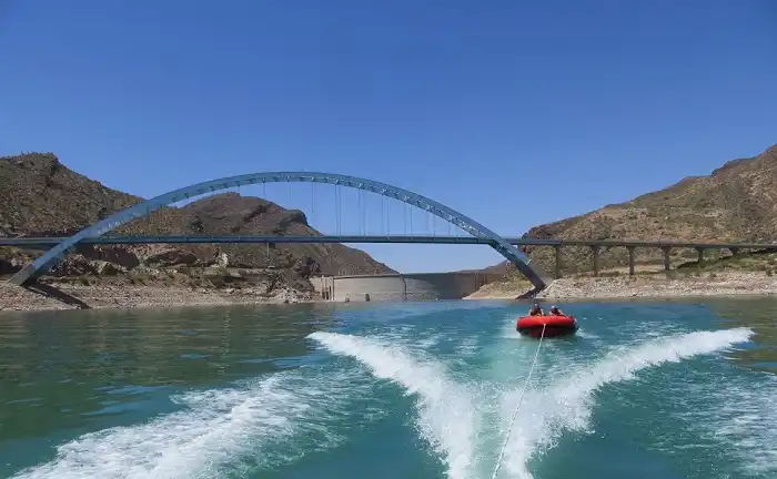 Tubing at Roosevelt Lake in Arizona