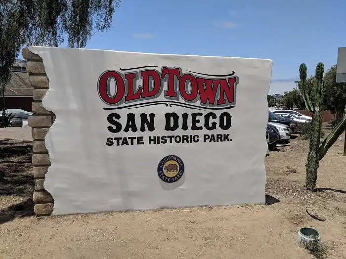 San Diego Historic Park Sign