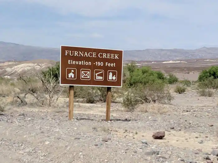 Furnace Creek Sign