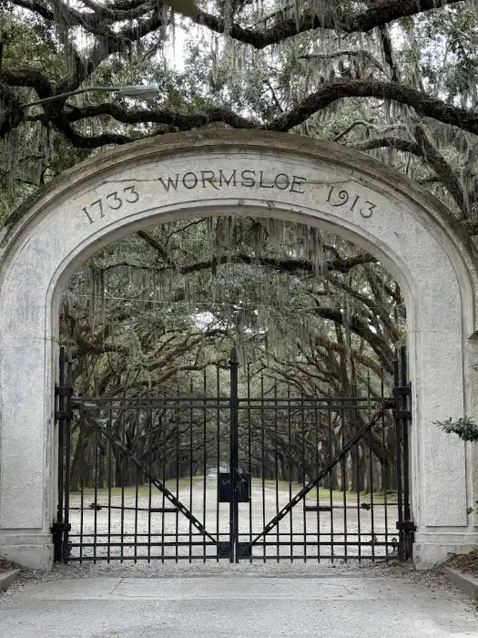 Wormsloe Gate in Savannah