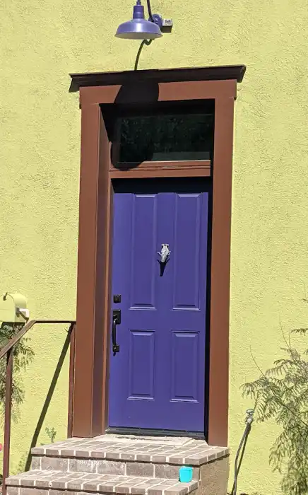 Tucson Barrio purple door